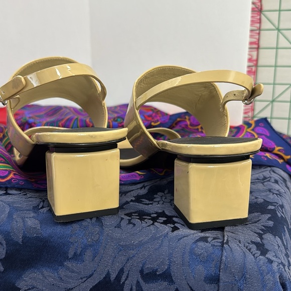 Via Spiga Forte Floating Illusion Block Heel Sandal Italy 8.5 - Picture 3 of 12